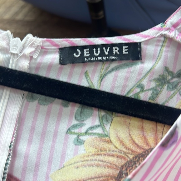 Jeuvre Floral Long Sleeve Size Large - Picture 4 of 10